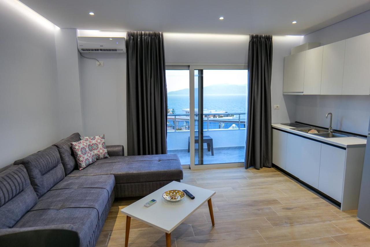Gjoka Apartments, In Front Of Bougainville Bay Sarande Ngoại thất bức ảnh