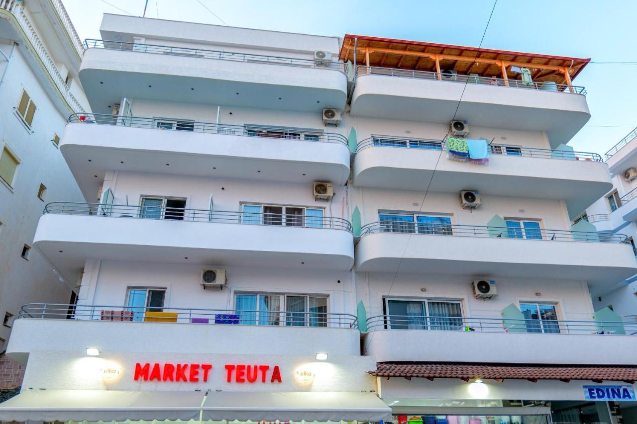 Gjoka Apartments, In Front Of Bougainville Bay Sarande Ngoại thất bức ảnh