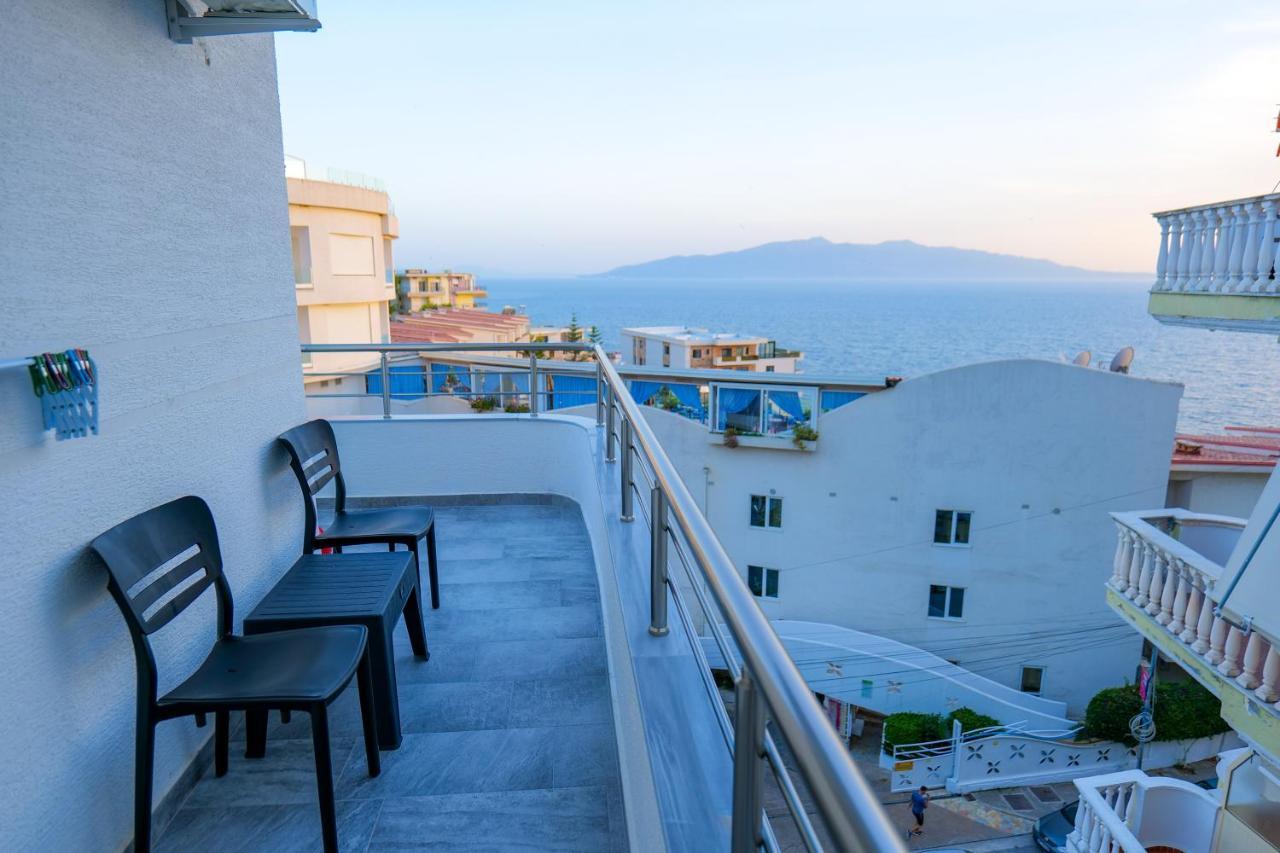 Gjoka Apartments, In Front Of Bougainville Bay Sarande Ngoại thất bức ảnh