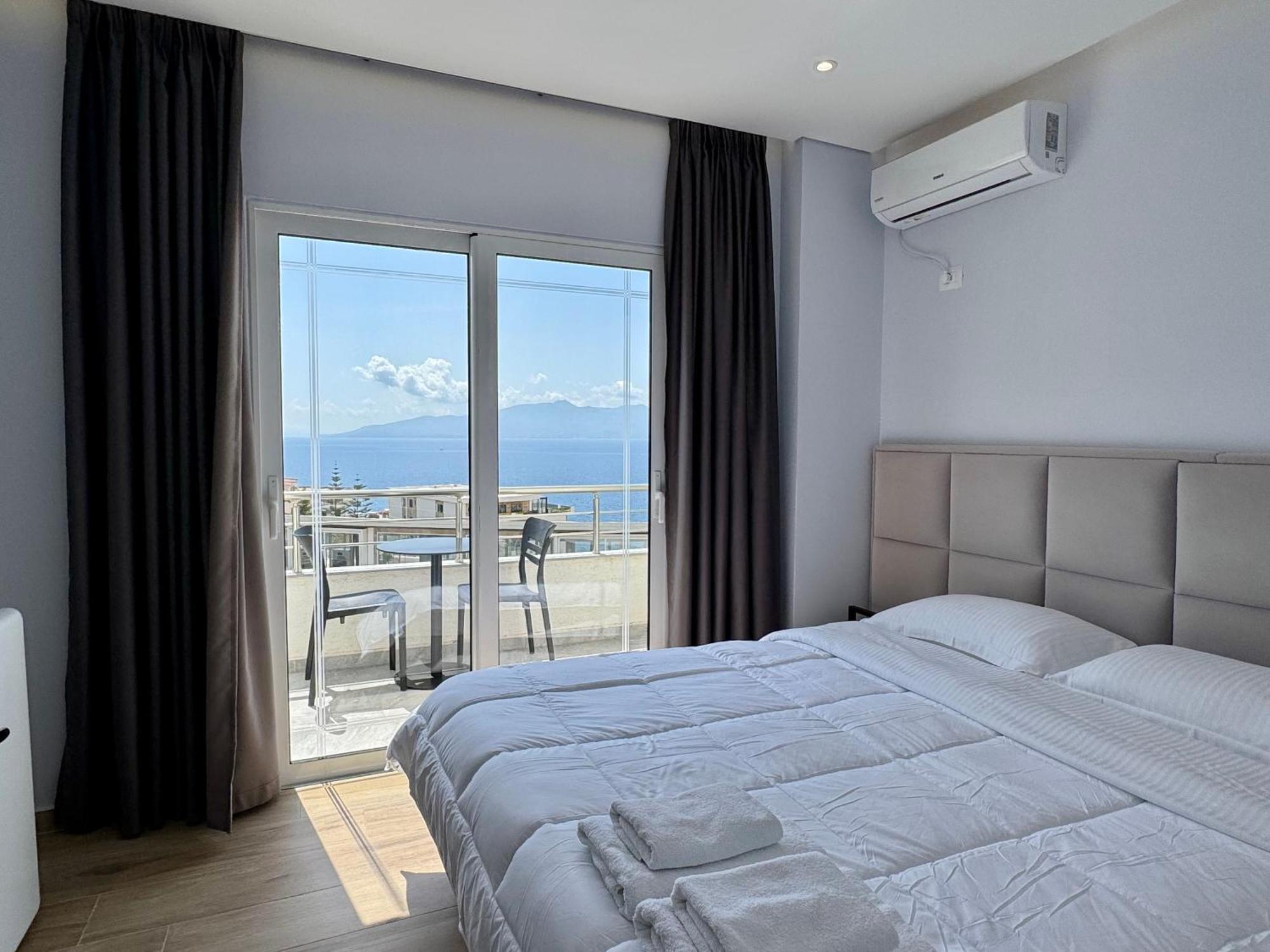 Gjoka Apartments, In Front Of Bougainville Bay Sarande Ngoại thất bức ảnh